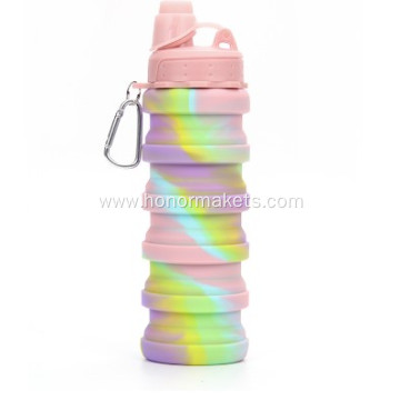 Silicone Outdoor Folding Water Bottle